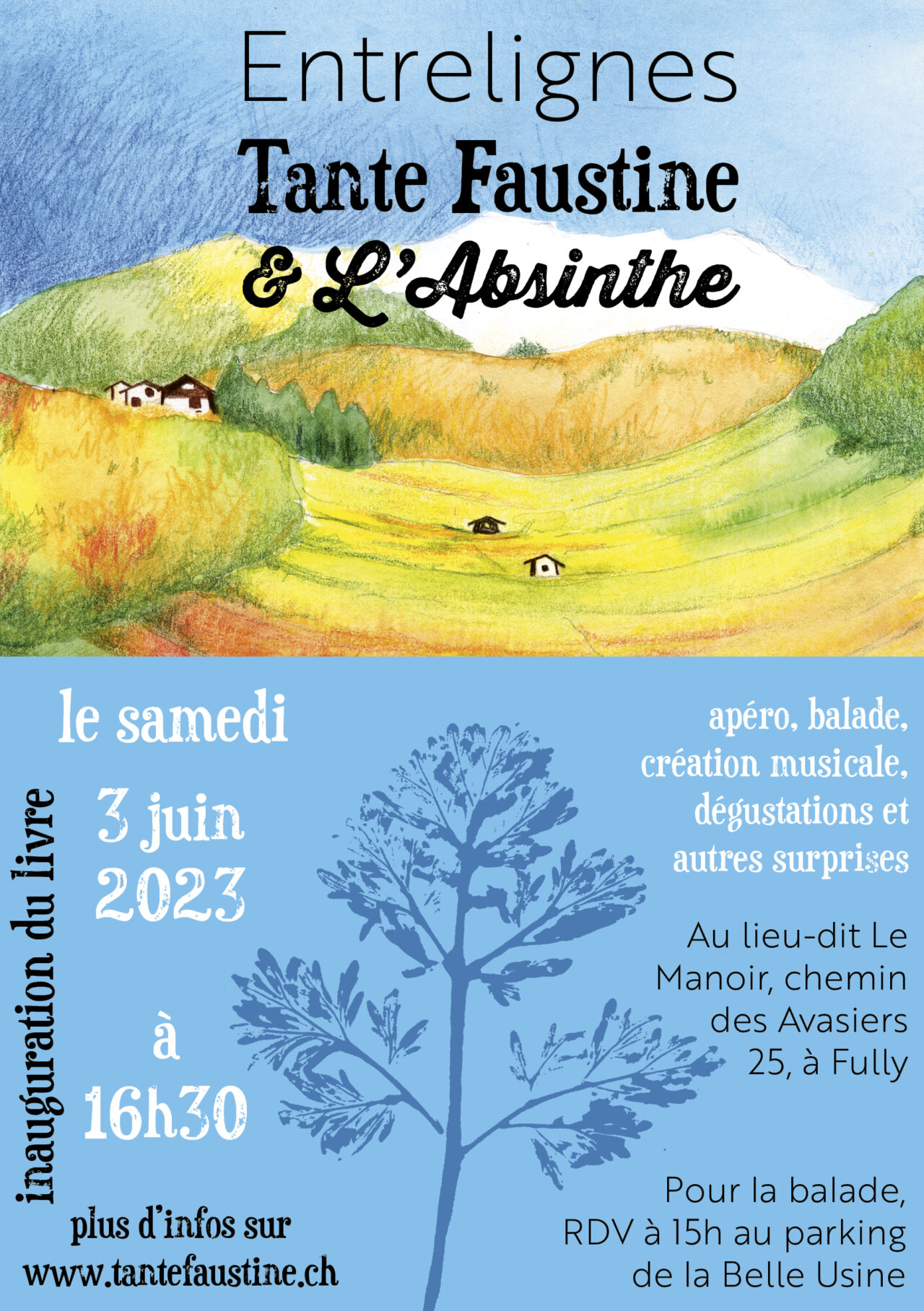 Fête d'inauguration du livre "Entrelignes, Tante Faustine & L'Absinthe"